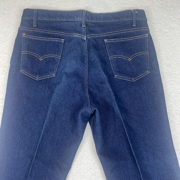 Vintage Levis Jeans Mens 38x31 (Fits 38x29) Dark Wash Action Jeans 90s Denim - Picture 5 of 14